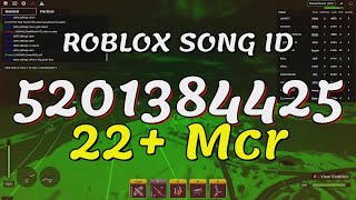 22 Mcr Roblox Song IDsCodes [upl. by Edsel]