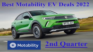 Best Motability EV Deals 2022  2nd Quarter [upl. by Ellimahs80]