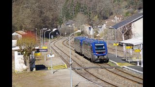 En train  De Brive la Gaillarde à Aurillac Etape 3 Commentée [upl. by Agathe]