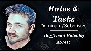 ASMR Rules and Tasks Dominant Submissive Roleplay Gender Neutral [upl. by Cyma393]