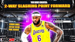 NEW 6’9 “2WAY SLASHING POINT FORWARD” Is A MONSTER 🔥🔥🔥 NBA 2K25 BEST BUILD [upl. by Epilif276]