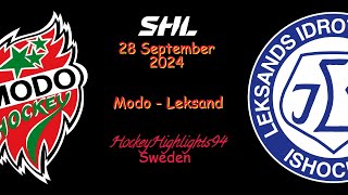 MODO VS LEKSAND  28 SEPTEMBER 2024  SHL  HIGHLIGHTS [upl. by Neenaj]