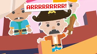 Roys Bedoys and the Great Treasure Hunt  Pirate Cartoon for Kids [upl. by Adnanref]