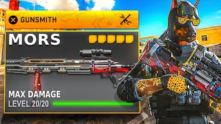 the NEW MAX LEVEL MORS SNIPER RIFLE CLASS SETUP on Rebirth Island Warzone [upl. by Kauffmann710]