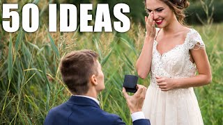 50 Best Marriage Proposal Ideas for Men How to Propose to a Girlfriend w Simple Unique Engagements [upl. by Ticon]