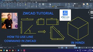 How To Use Line Command In ZWCAD  ZWCAD Tutorial 2024 I By AutoCAD Wallah  Easy And Funny Method [upl. by Burnham]