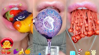 10 Hours of Satisfying ASMR Eating Emoji Food Challenge Compilation Mukbang 먹방 [upl. by Onfroi893]