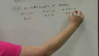 Graphing Polynomials 1 [upl. by Eldredge]