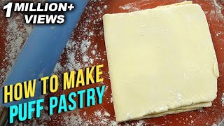 How To Make Puff Pastry  Puff Pastry Recipe  Eggless Recipe  Homemade Puff Pastry Sheet  Upasana [upl. by Fletcher950]