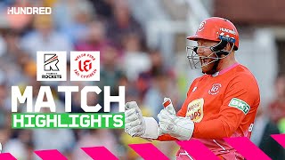 Bairstow POWERS his way to 50 in tight finish 💪  Trent Rockets vs Welsh Fire Highlights [upl. by Ideih]