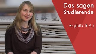 quotDas sagt die Studentinquot  Anglistik BA studieren [upl. by Colby]