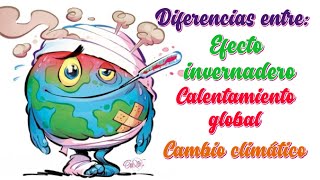 ¿Qué diferencias hay entre efecto invernadero calentamiento global y cambio climático DESCÚBRELAS [upl. by Ogdon755]