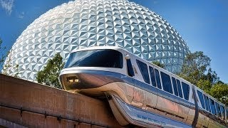 Walt Disney World Monorail to Epcot 2013 HD POV Ride through [upl. by Arimlede]