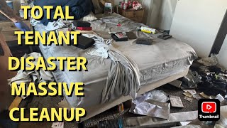 TENANT DISASTER CLEANUP  BEFORE amp AFTER [upl. by Hu]