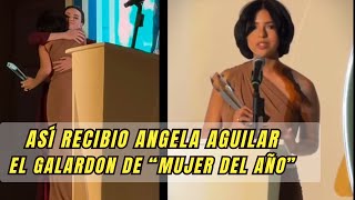 Ángela Aguilar RECIBE Reconocimiento quotMujer del Año 2024quot a lado de su Esposo Christian Nodal [upl. by Antone972]