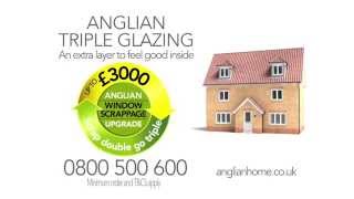 Anglian Triple Glazing TV Advert October 2014 [upl. by Nyliahs503]