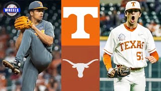 17 Tennessee vs 1 Texas Highlights  Shriners College Classic  2022 College Baseball Highlights [upl. by Ayet]