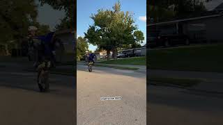 wheeliebike wheelie yz125 yz85 yzfamily stunt bikelife shortsvideo [upl. by Rediah]