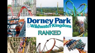 The Roller Coasters of Dorney Park RANKED [upl. by Landsman]