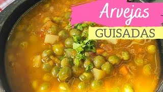 Arvejas verdes guisadas 💚 Receta casera [upl. by Mackenie204]