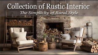 Rustic Chic Interiors Embracing the Simplicity of Rural Style [upl. by Nydroj149]