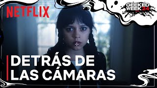 Miércoles Temporada 2 SUBTITULADO  Primeras imágenes de detrás de las cámaras  Netflix [upl. by Charmion]