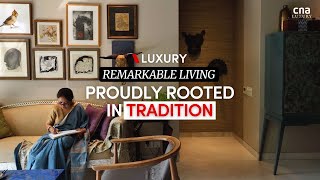 This home in New Delhi puts the spotlight on traditional Indian artwork Remarkable Living [upl. by Aynekat]