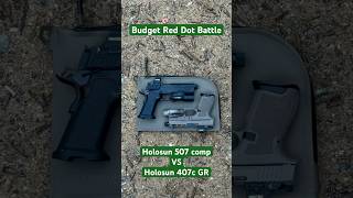 Budget Red Dot Battle Holosun 507 comp vs 407c Stealth Arms Platypus PSA Dagger 9mm pistol optics [upl. by Ytsirt]