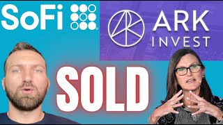 SOFI STOCK ARK INVEST CATHIE WOOD SOLD [upl. by Kirat657]