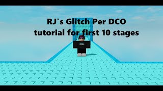 RJs Glitch Per DCO tutorial for first 10 stages [upl. by Nnylarak]