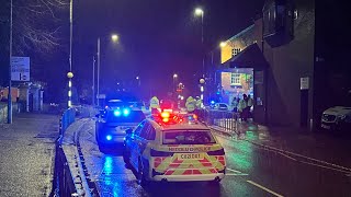 Police incident Newtown Powys 23122023 [upl. by Lindon]