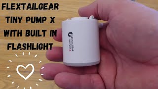 Flextailgear Tiny Pump X with Flashlight will it fill 4 large air mats [upl. by Acinomed]