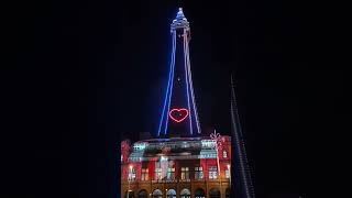 The Blackpool Tower At Night [upl. by Rohclem]