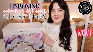 Calendrier de lAvent GLOSSYBOX 2024  UNBOXING 🎄 En avantpremière 🎅🏼 Impressionnée  🥰 [upl. by Nitniuq]