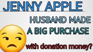 FINALLY PEOPLES OPINIONS ON JENNY APPLE HUSBANDS BIG EXPENSIVE PURCHASE [upl. by Aseek]