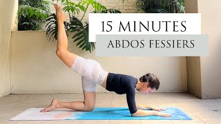 15 minutes de Pilates abdos fessiers  Pilates intermédiaire [upl. by Sallee]