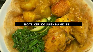 Roti kip Masala kip AardappelenkousenbandR [upl. by Ahsienet]