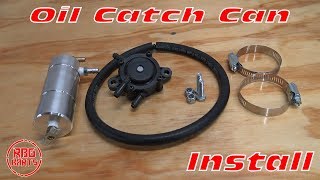 How To Install a Oil Catch Can on a Go Kart  Predator  Honda [upl. by Eahsel27]