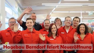 Neueröffnung Hagebaumarkt Berndorf [upl. by Smoot]