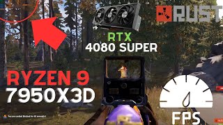 Ryzen 9 9750X3D  RTX 4080 Super Rust at 1440P Ultra vs Performance vs Potato Settings [upl. by Stav568]