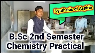 To synthesis aspirin are report the yield  Synthesis of Aspirin from Salicylic Acid  BSc 2nd Sem [upl. by Hunley]