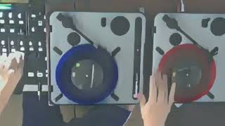 Fefe DJ  Treino Scratching Traktor BCD3000 Numark PT01  Video IA [upl. by Nojad]