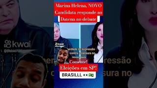 Marina responde Datena no debate [upl. by Pincince]