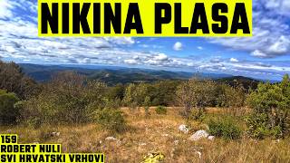 Nikina plasa Lika 1286m  planinarenje 159 VRH iz serijala SVI HRVATSKI VRHOVI 4K [upl. by Gnehs508]