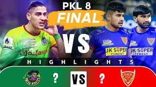 Pro Kabaddi League 8 Highlights Final  Dabang Delhi Vs Patna Pirates [upl. by Ardnahs920]