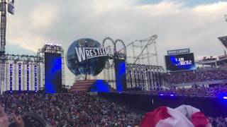 WRESTLEMANIA 33 Entrance Shane McMahon amp AJ Styles [upl. by Gladys]