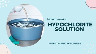 hypochlorite solutionkayakalp kayakalp phc deorbijahealth and wellness [upl. by Bully]