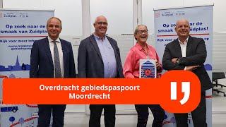 Overhandiging gebiedspaspoort Moordrecht [upl. by Eelimaj770]