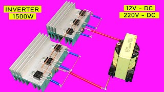 How to make inverter 12v to 220v 3000W creative prodigy 136 [upl. by Chassin404]