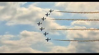 Snowbirds last flight of Abbottsford airshow 2024 [upl. by Bink]